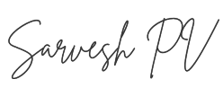 Sarvesh PV Signature Logo